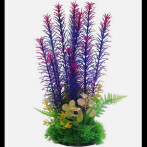 Betta 9 inch Pink and Purple Combi Plastic Plant