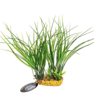 Betta Choice 8″ Green Plant W/ Wide Sand Base