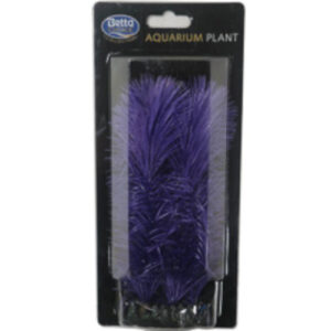 Betta Choice Plastic 20cm Purple Plant